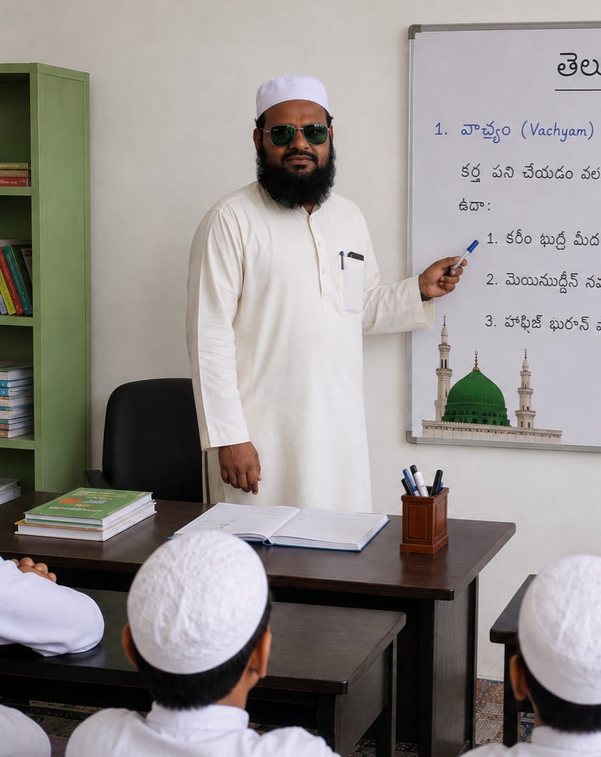 Maulana Mohd Azharuddin, Head of Modern Education at Idara Ahsanul Madaris Trust